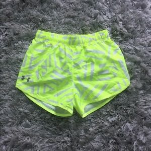 Under Armour Neon Athletic Shorts